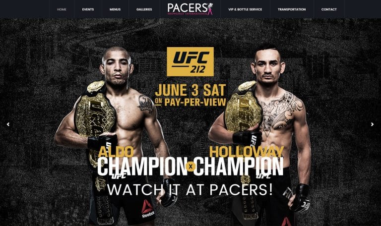 Pacers Show Girls – Version 2 adult website design by Wyldesites