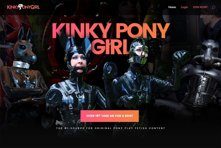 Kinky PonyGirl adult website design by Wyldesites